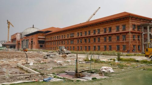 New Parliament Building at Singha Durbar nears completion (Photos)