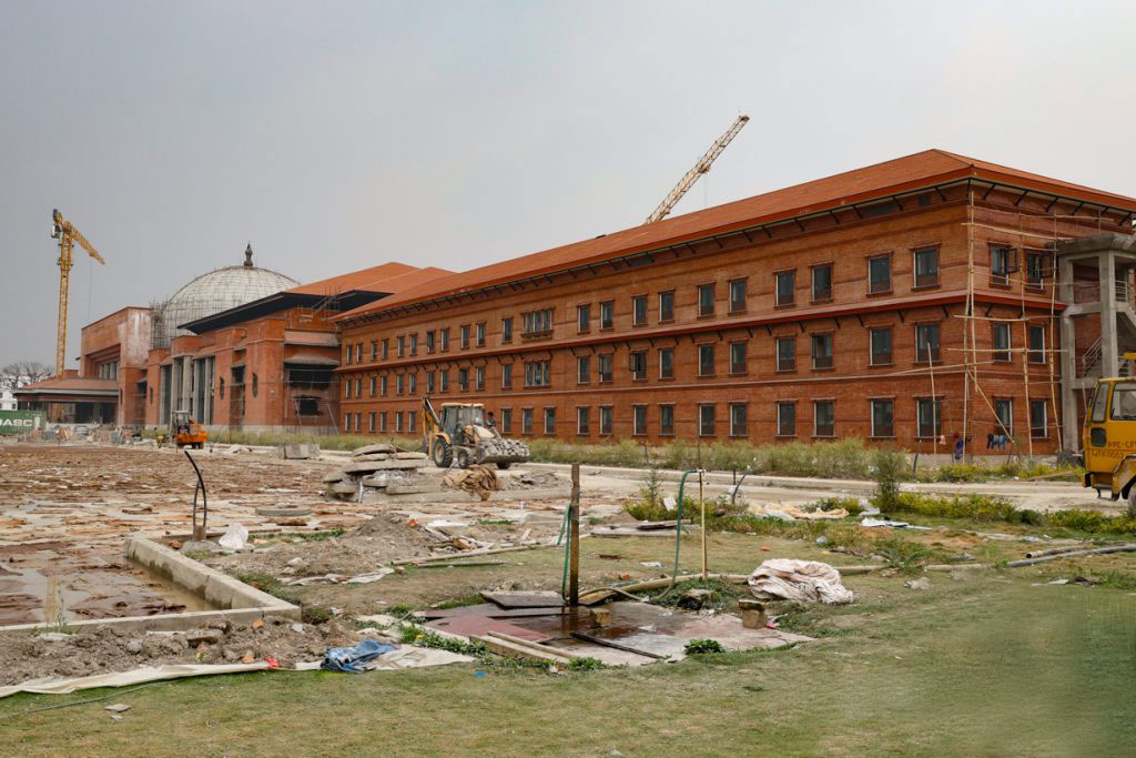 New Parliament Building at Singha Durbar nears completion (Photos)